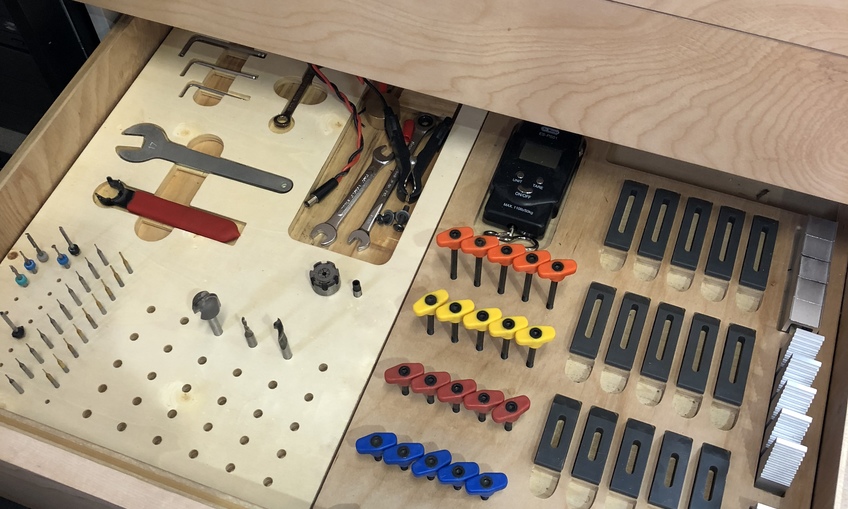 X Carve Clamp/Tool Organizer Inventables