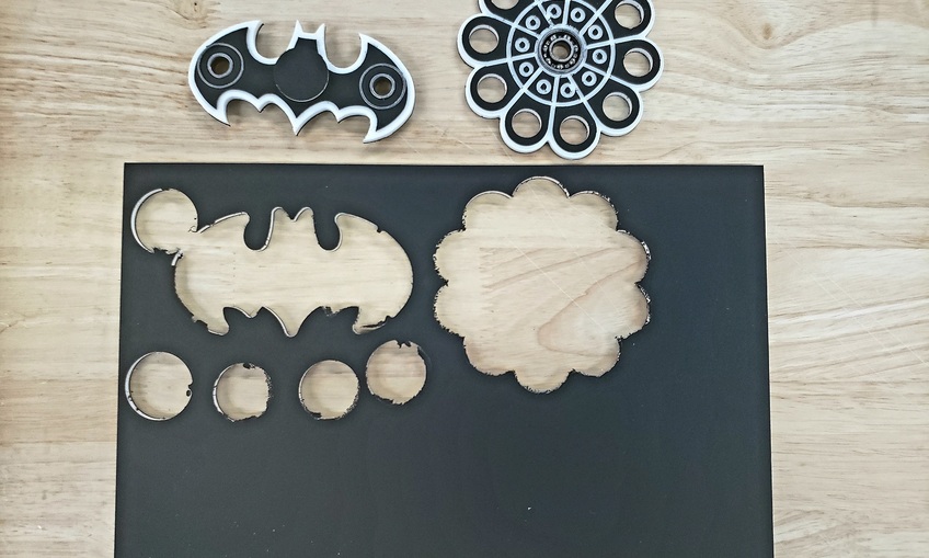 Batman Fidget Spinner | Inventables
