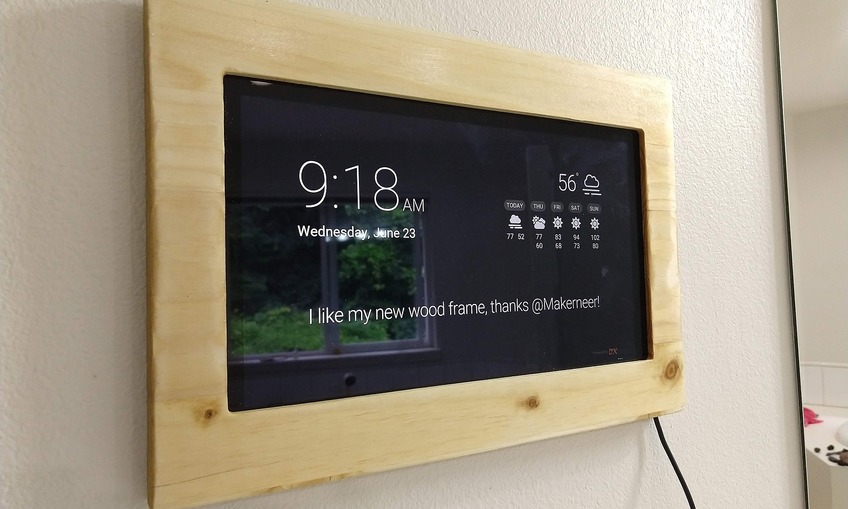 Tablet Picture Frame Fits MS Surface RT Inventables