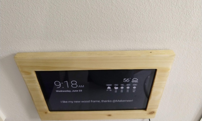 Tablet Picture Frame Fits MS Surface RT Inventables