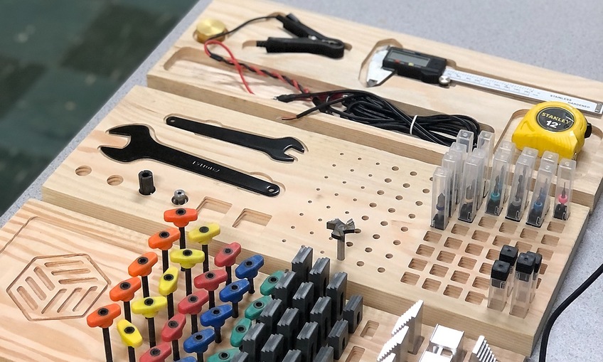 XCarve Clamp & Bit Organizer Inventables