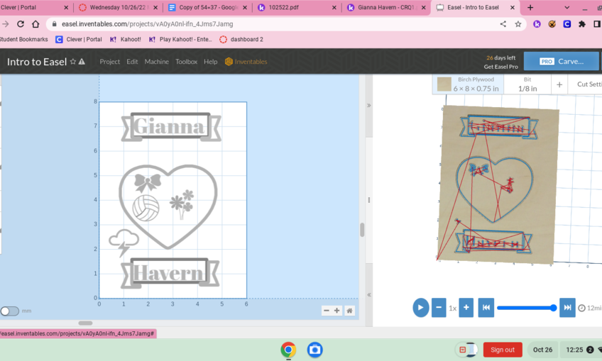 Intro to Easel Inventables