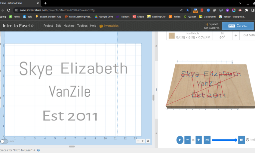 Intro to Easel Inventables