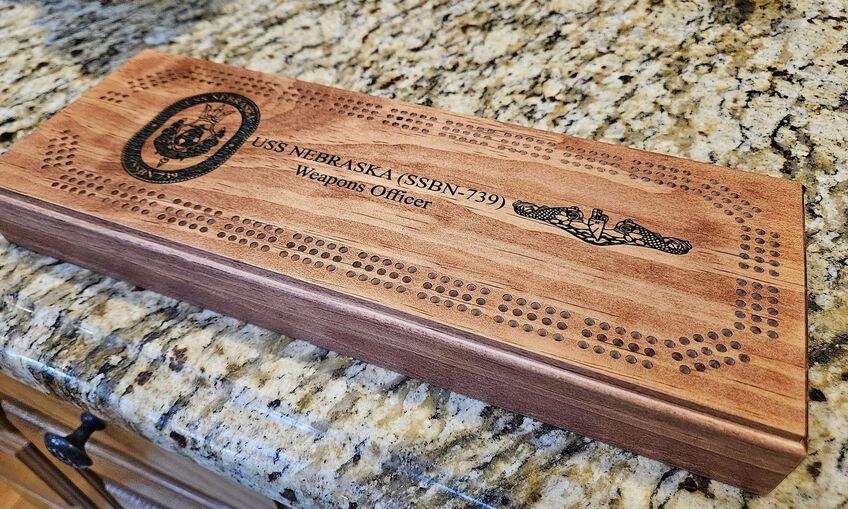 Navy Cribbage Board Inventables