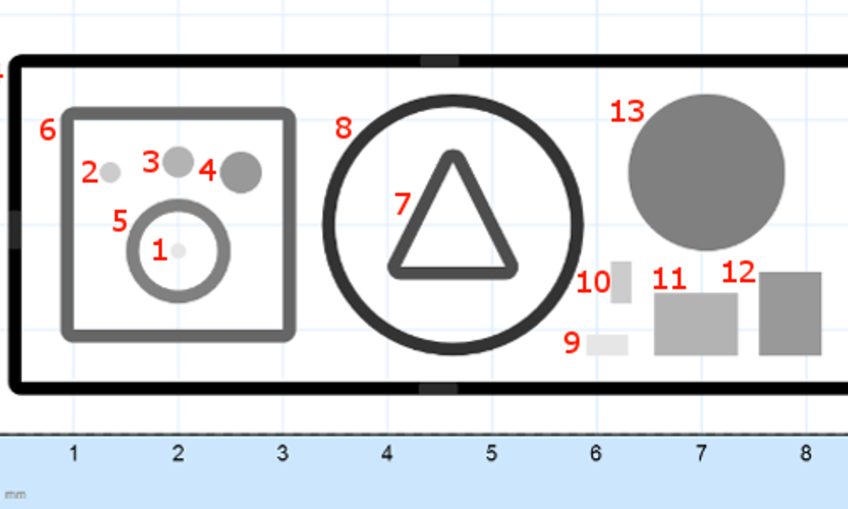 Calibration Test Pattern Inventables