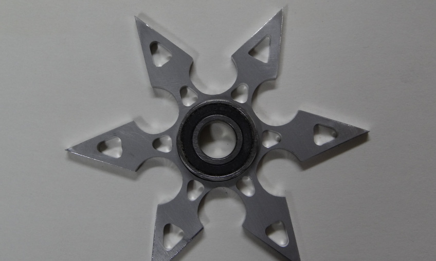 Making A Steel Shuriken Fidget Spinner 