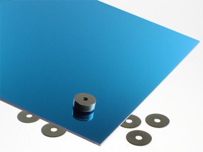 blue mirrored acrylic sheet mirror plexiglass sheet