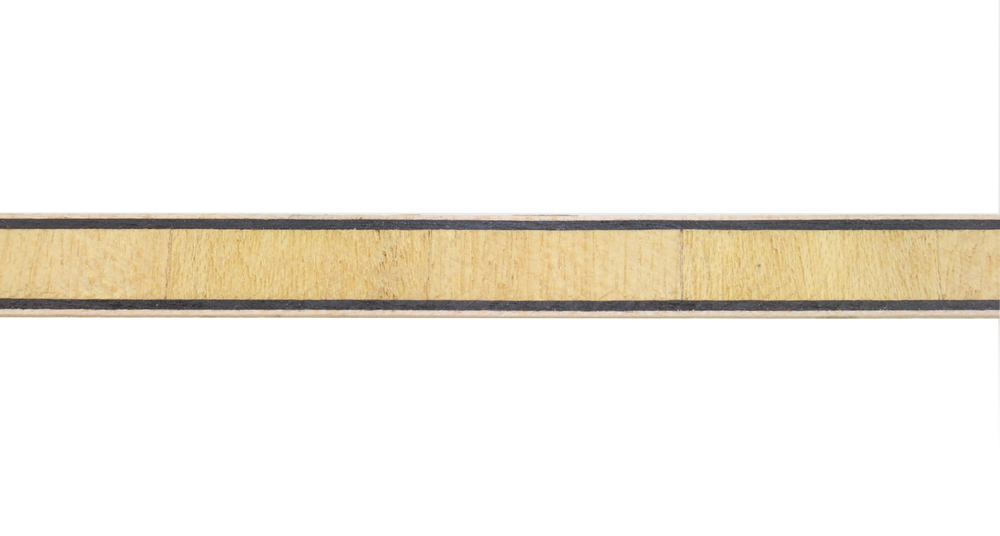 Yellowheart With Maple Edge Wood Inlay
